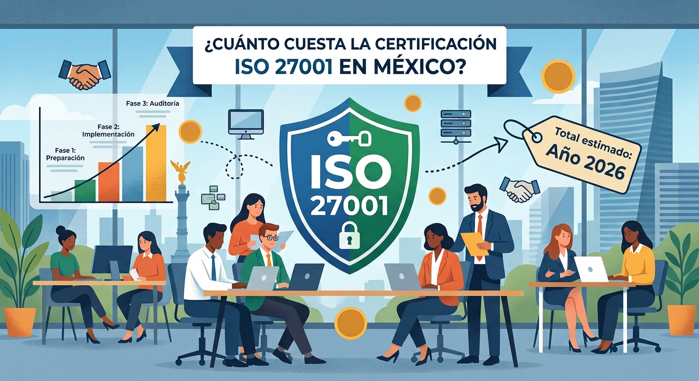 Costos y precios de certificación ISO 27001 en México 2026 por tamaño de empresa