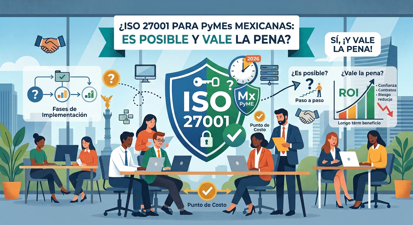 ISO 27001 para PyMEs mexicanas: implementación y certificación para empresas pequeñas y medianas