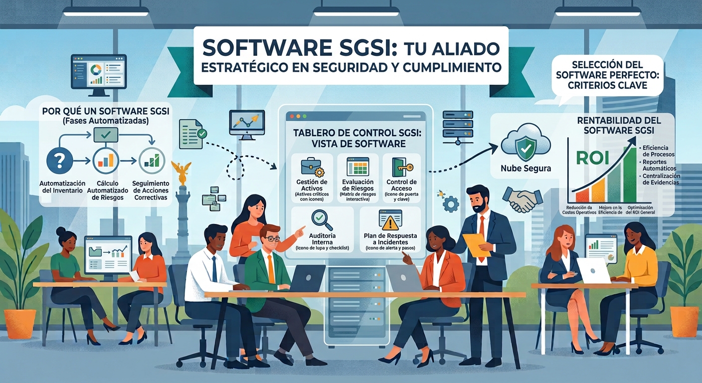 Software SGSI para gestión ISO 27001: plataforma GRC para empresas mexicanas